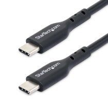 StarTech.com Cable de Carga USB-C de 1m - Cable USB Tipo C - Cable de Carga para Ordenador PortÃ¡til USB Tipo C USB 2.0 - PD de 60W 3A - Cubierta de TPE - Cable de Datos USB-C - Macho a Macho