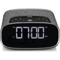 vq lark dabr bluetooth clock radio - walnut