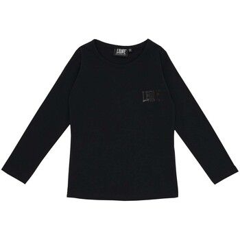 Leone 1947 Camiseta manga larga Girl Long Sleeves Allover Print Black Girl para niña