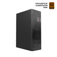 caja microatx coolbox t360 negra slim fte 300w