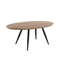 mesa extensible efecto madera acabado roble cm al75xp93xl160