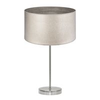 sobremesa alto tania 1xe27 niquelmadera gris 62x30x30 cm
