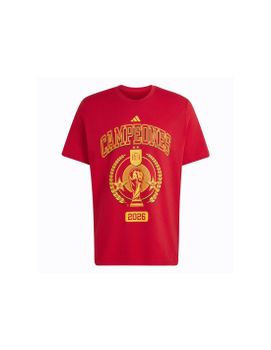 Camiseta adidas España Campeones del Mundo 2026 Rojo