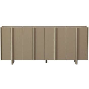 Aparador de 4 puertas de madera l200cm - caqui verde