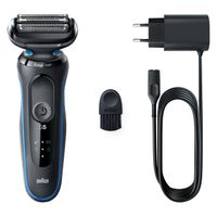 afeitadora braun shaver 51-b1000s azul euro