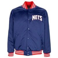 mitchell and ness cazadora nba heavyweight satin jacket new jersey nets para hombre