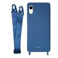 cool funda cinta azul para iphone xr