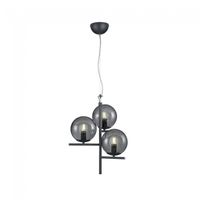 lampara de techo pure fume 3 luces