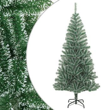 Árbol De Navidad Artificial Verde Con Nieve 240 Cm Vidaxl