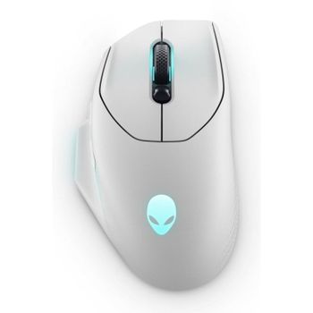 Ratón Dell Alienware AW620M Inalámbrico 26000 DPI Blanco RGB 7 Botones