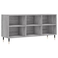 mueble de tv  mueble de salon  gabinete de tv madera de ingenieria gris sonoma 1035x30x50 cm
