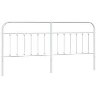 cabecero cama mueble de dormitorio de metal 193 cm blanco m020006830
