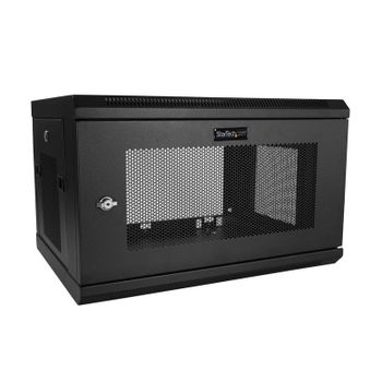 Armario rack Startech RK616WALM 6U de pared con estante 1U, acero, 90 kg