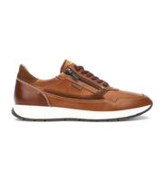 pikolinos para hombre m2b-6263c1 zapatillas de piel getafe marron 41 plano cordones cremallera casual