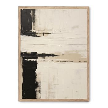 Cuadro Art With Black Lines Vi