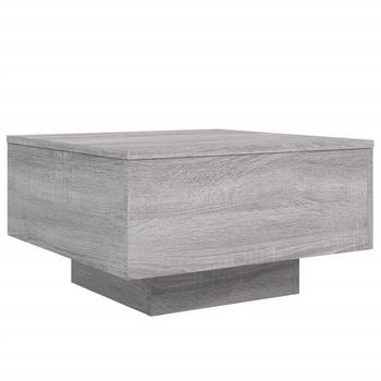 Mesa De Café - Mesa De Centro Madera De Ingeniería Gris Sonoma 55x55x31 Cm
