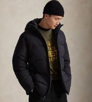 polo ralph lauren para hombre 710967773003 abrigo de plumon acolchado mate negro xl casual poliester