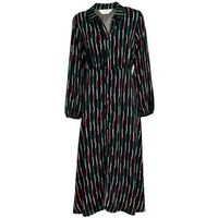 compania fantastica vestido largo 34c12080abitostripesnero para mujer