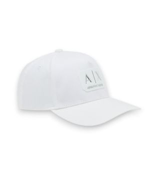 A|X Armani Exchange para hombre. XM002224AF15502U0009 Gorra Baseball blanco (OSFA), Casual, Algodón