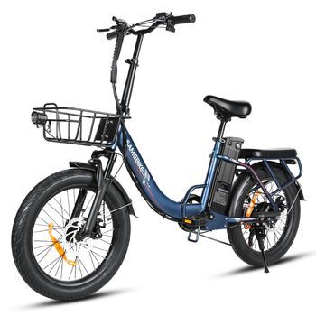Bicicleta Eléctrica Plegable Samebike Cy20 Pro, Fat Bike Urbana De 20