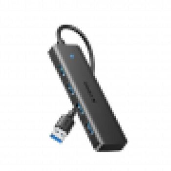 Hub Ugreen UG25851 4 Puertos USB 3.0 5 Gbit/s Plug and Play Negro