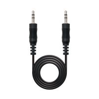 nanocable cable jack 35mm machomacho 5m negro