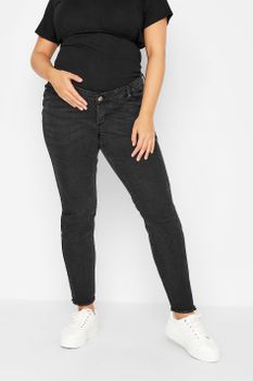 Bump It Up Maternity Pitillo Negro Lavado Push Up Ava