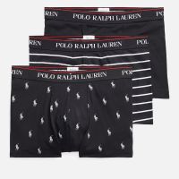 polo ralph lauren classic cotton three-pack trunks - s