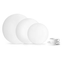 bol de ensalada  pasta x6 porcelana de limoges blanco