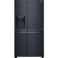 gsl760mcxv american-style smart fridge freezer - black black
