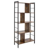 estanteria 74x30x1575 cm marronrustico