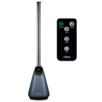 ufesa tokio ventilador sin aspas con pantalla tactil led y mando a distancia 50w gris