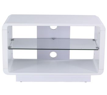 ALPHASON Luna 800 TV Stand - White, White