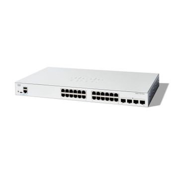 Switch Cisco C1300-24T-4G Gestionado L2/L3 24 Puertos Gigabit Ethernet 4 SFP Metal Blanco