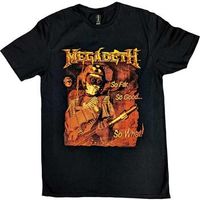 megadeth tops y camisetas ro4743 para mujer
