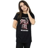 marvel camiseta back in black para mujer