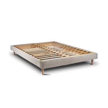 Estructura De Cama Ascot  Pearl Cónica 190 X 90 Cm