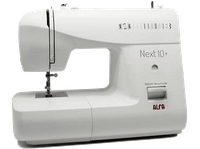 maquina de coser - alfa next 10 12 puntadas luz led blanco