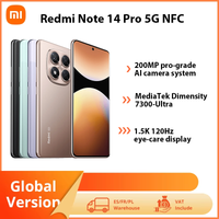 xiaomi redmi note 14 pro 5g telefono inteligente con nfc procesador mediatek dimensity 7300-ultra pantalla amoled de 667 pulgadas resolucion de 15 k 120 hz bateria de 5110 mah camara de 200