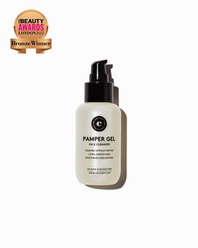 Pamper Gel - Jabón Natural Suave en Gel - Limpia en Profundidad Sin Resecar - Doble Limpieza - Pieles Mixta Grasa, Sensible o Madura - Aloe Vera
