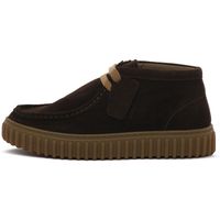 step botines suede brown para mujer