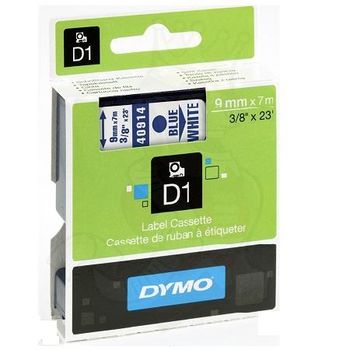 Dymo 40914 (S0720690) Original Label Tape (9mm x 7m) Black On White