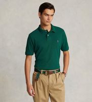 polo ralph lauren para hombre 710782592016 el iconico polo de pique custom slim fit verde l casual algodon manga corta
