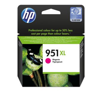 HP 951XL Magenta Ink Cartridge, Magenta