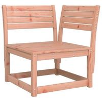 sofa esquinero de jardin  sofa de exterior madera maciza abeto douglas 73x73x78cm