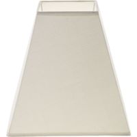 pantalla cipriota cuadrado prisma tela pvc802 con encaje e27 l20xan20xal20cm beije
