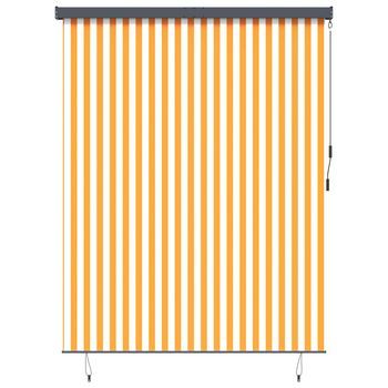 Estor Enrollable Y Naranja 200 X 250 Cm Tela Y Aluminio Vidaxl