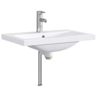 lavabo de bano cromado 61 x 40 x 165 cm metal vidaxl