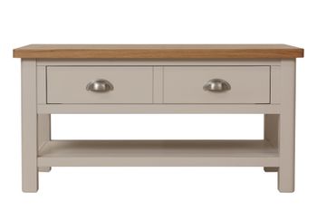 Cole Oak and Truffle Grey Large Coffee Table