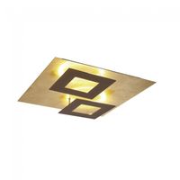 plafon de techo led dalia oro 48w